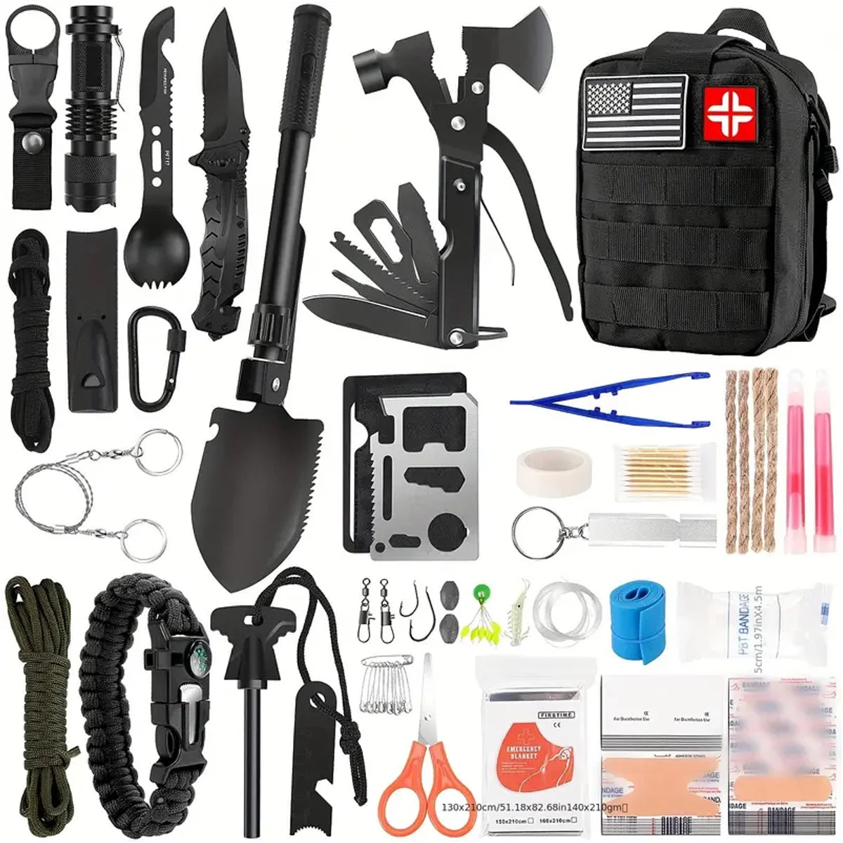 Survival Tool Set Self-Defense Kit