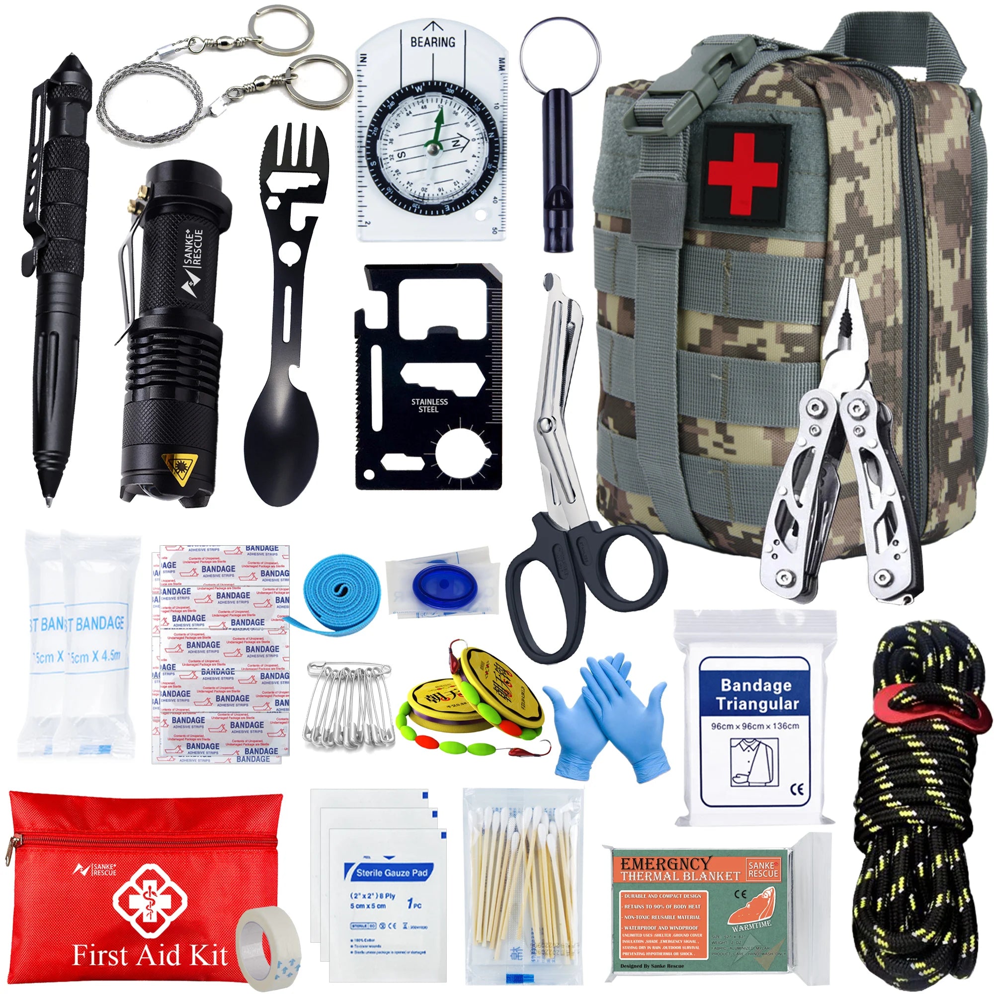 Tactical First Aid Kit In The Car Acessories
