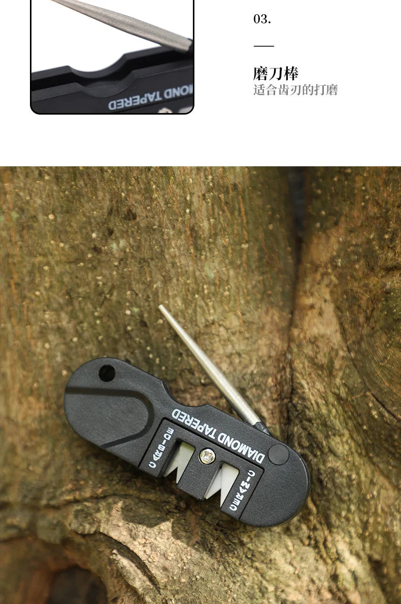 4-in-1 Knife Sharpener Portable Tungsten