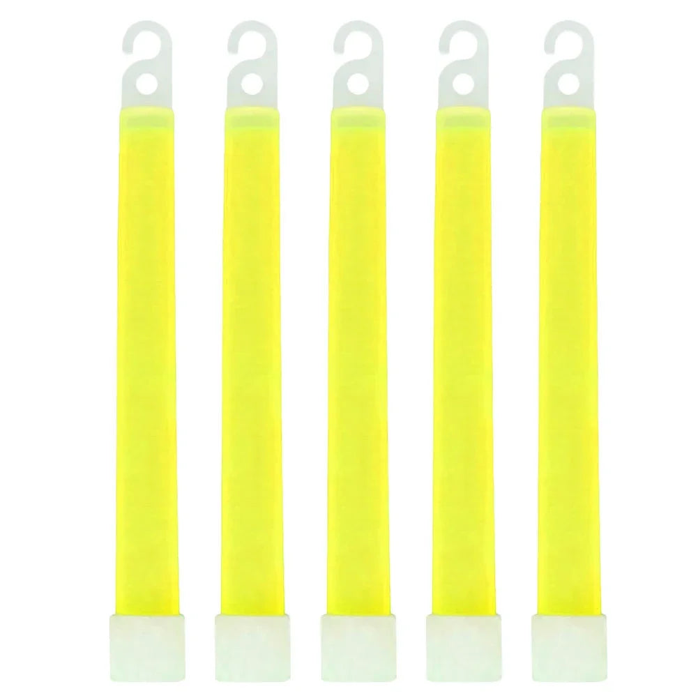 1-50pcs Glow Sticks with Hook 6 inch Fluorescence