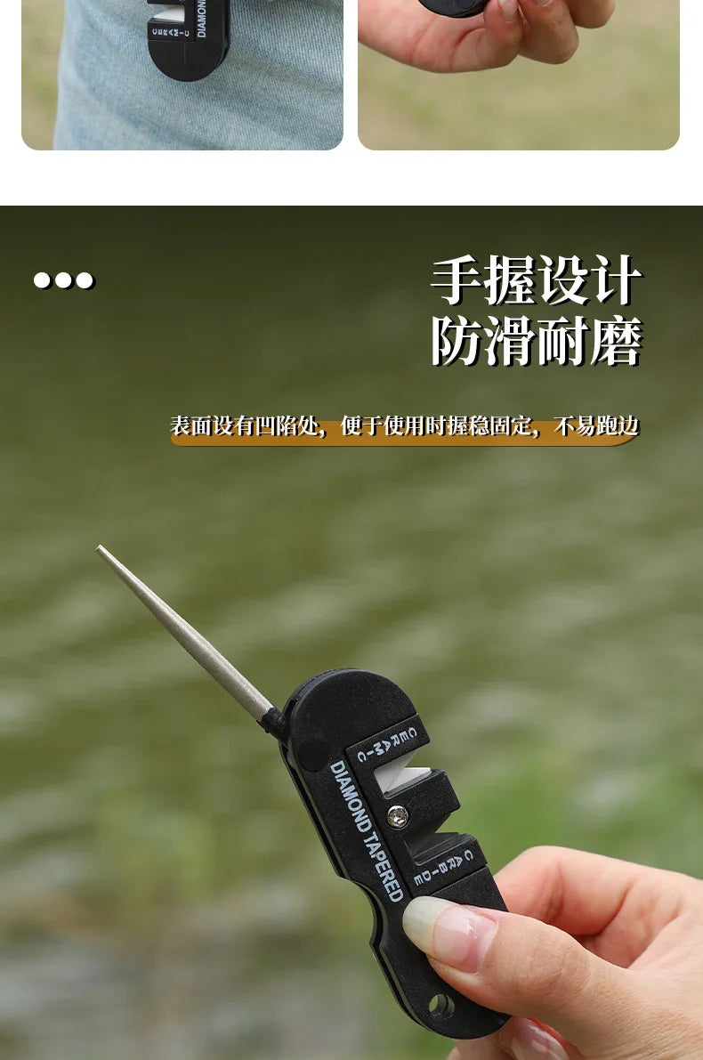 4-in-1 Knife Sharpener Portable Tungsten