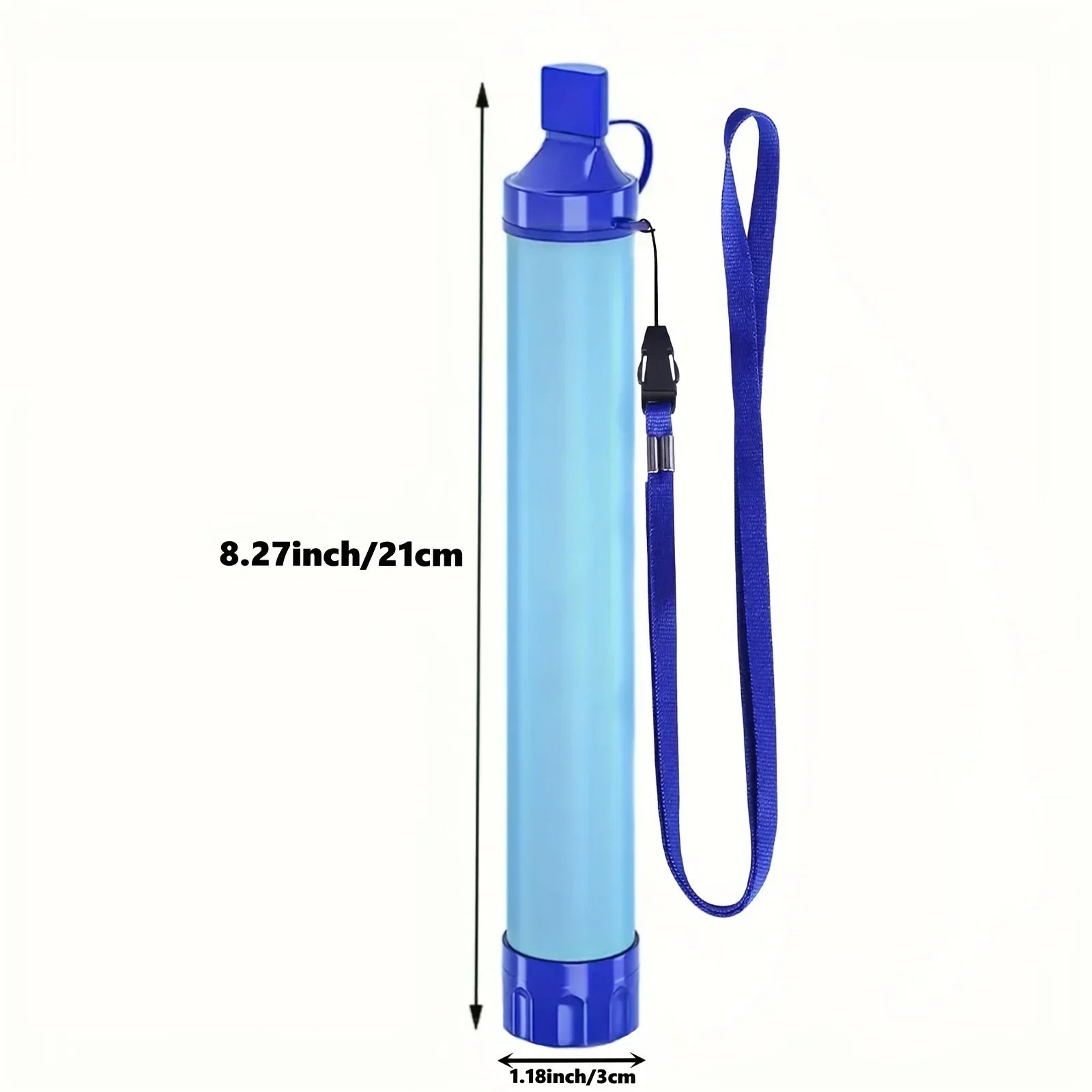 Portable Water Purifier Survival Straw - Clean Drinking Water Anywhere