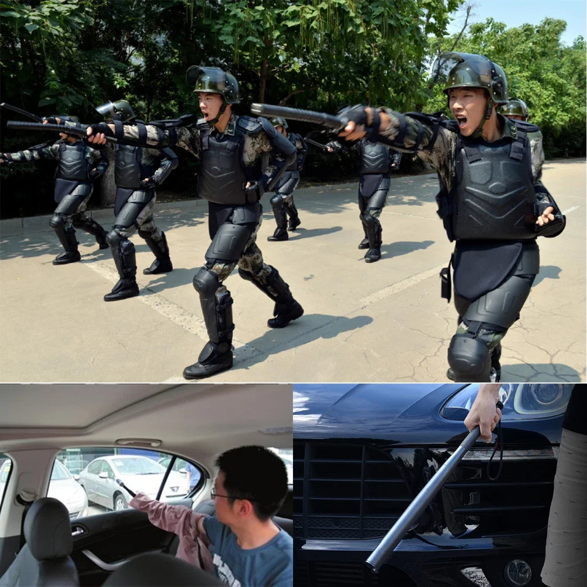 Self Defense Flashlight Weapon 2-in-1