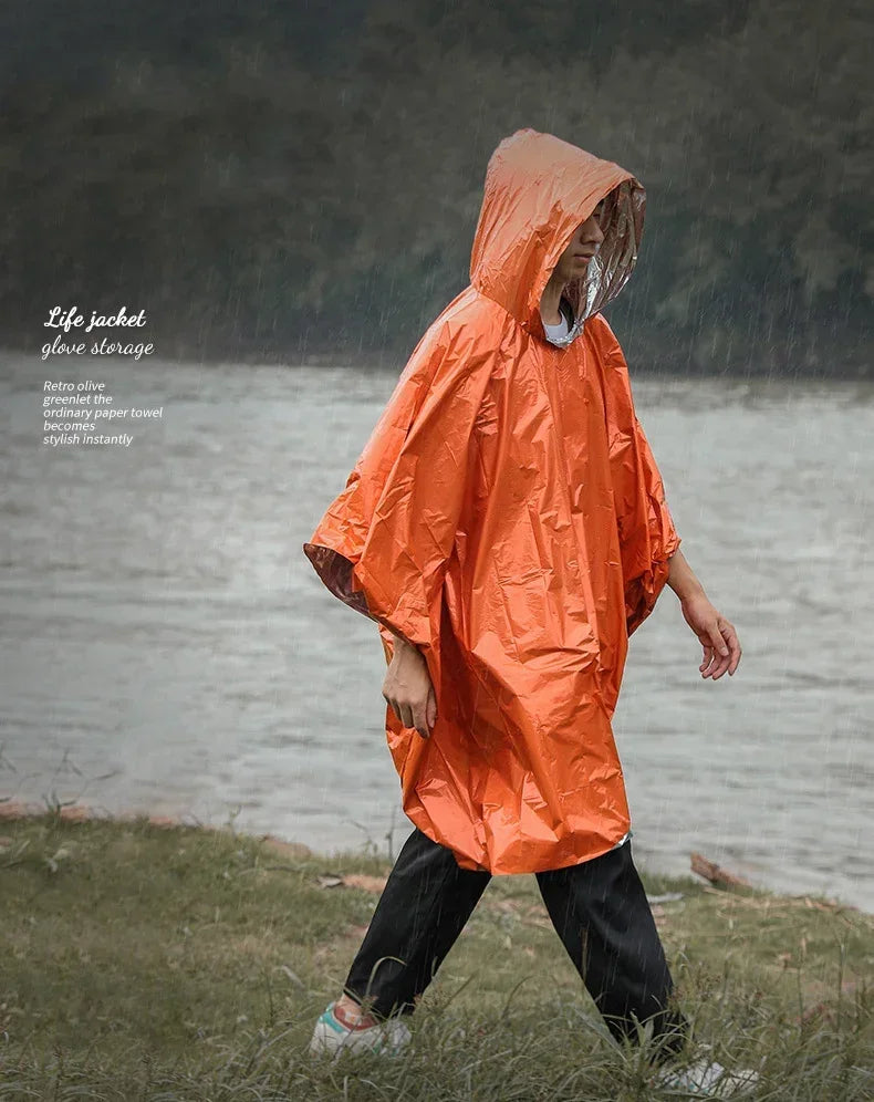 Emergency Weather Resistant Raincoat - Waterproof