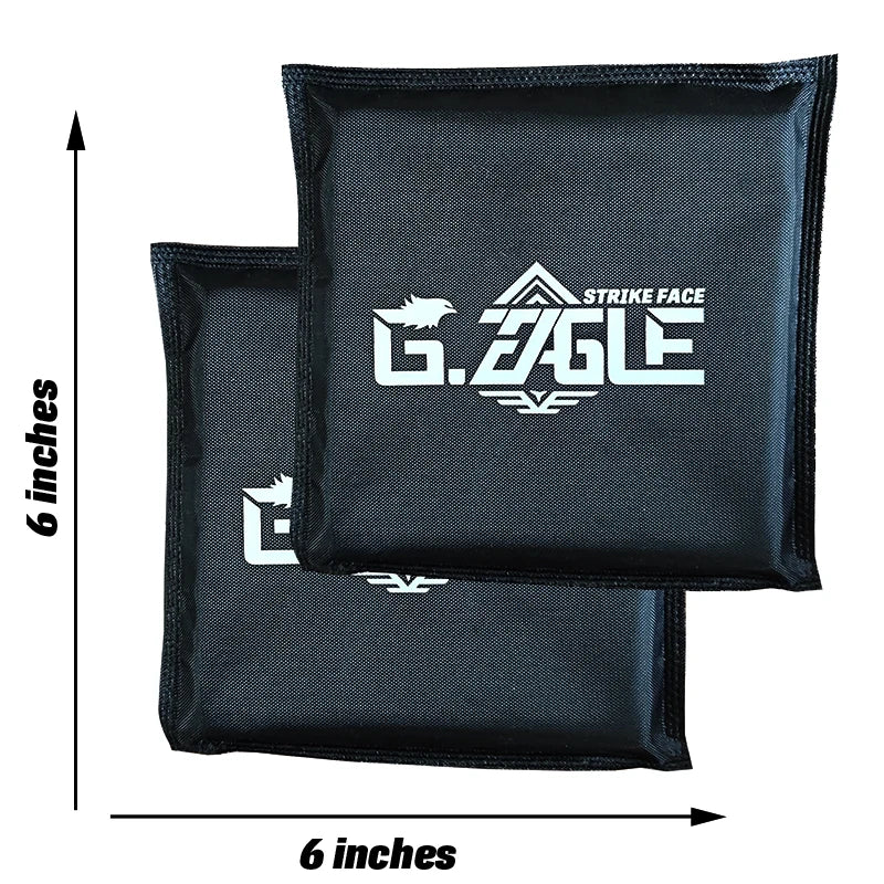 2 Pce Soft Bulletproof Side Plate 6x6/6x8 Inch NIJ IIIA Universal Fit for Side Armor Plate Carriers Ballistic Protection