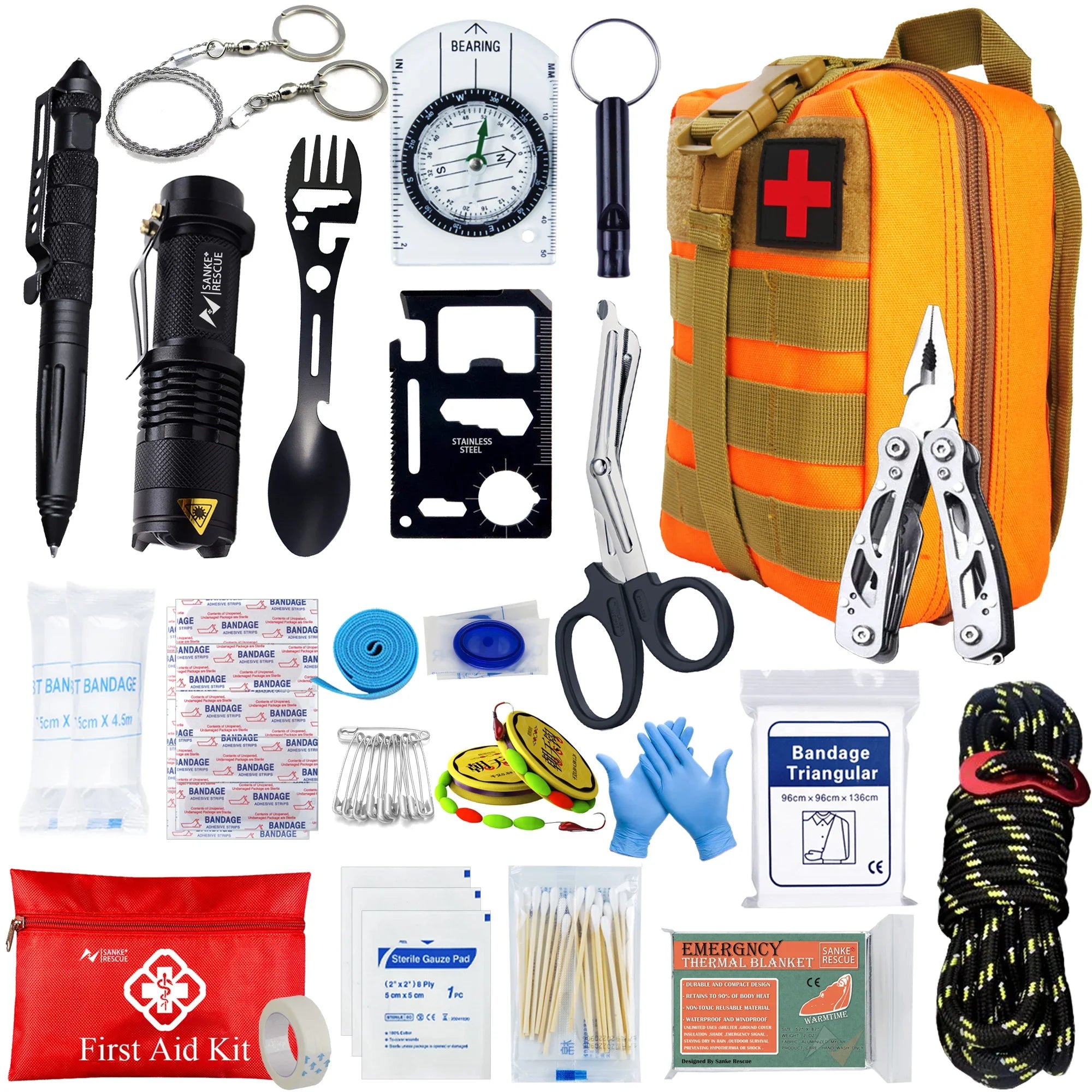 Tactical First Aid Kit In The Car Acessories