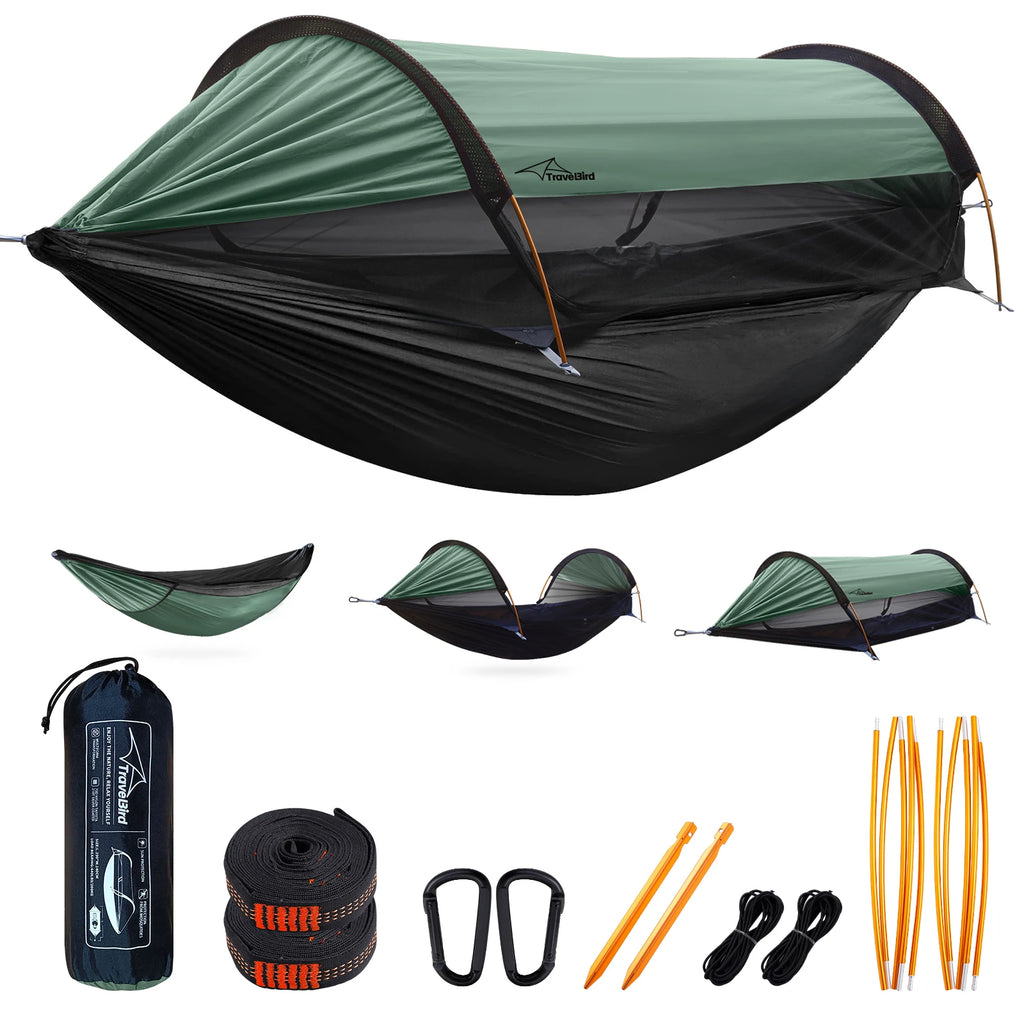 Outdoor Large Hammock with Mosquito Net 2 Person