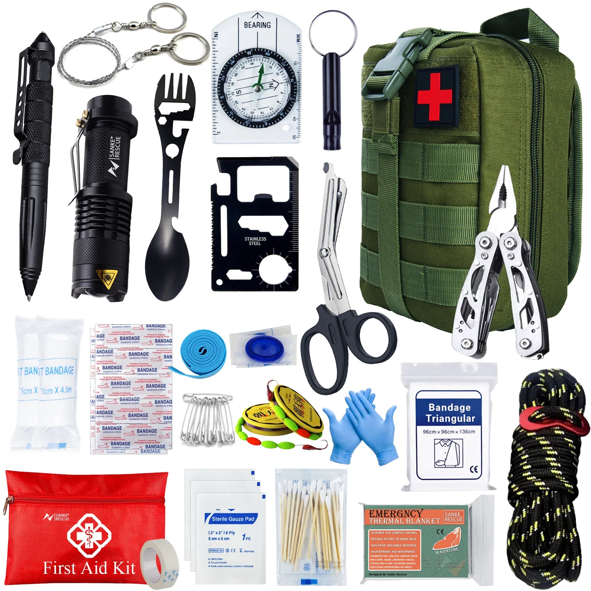 Tactical First Aid Kit In The Car Acessories