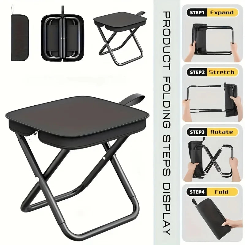Portable multifunctional outdoor folding ultra light chair