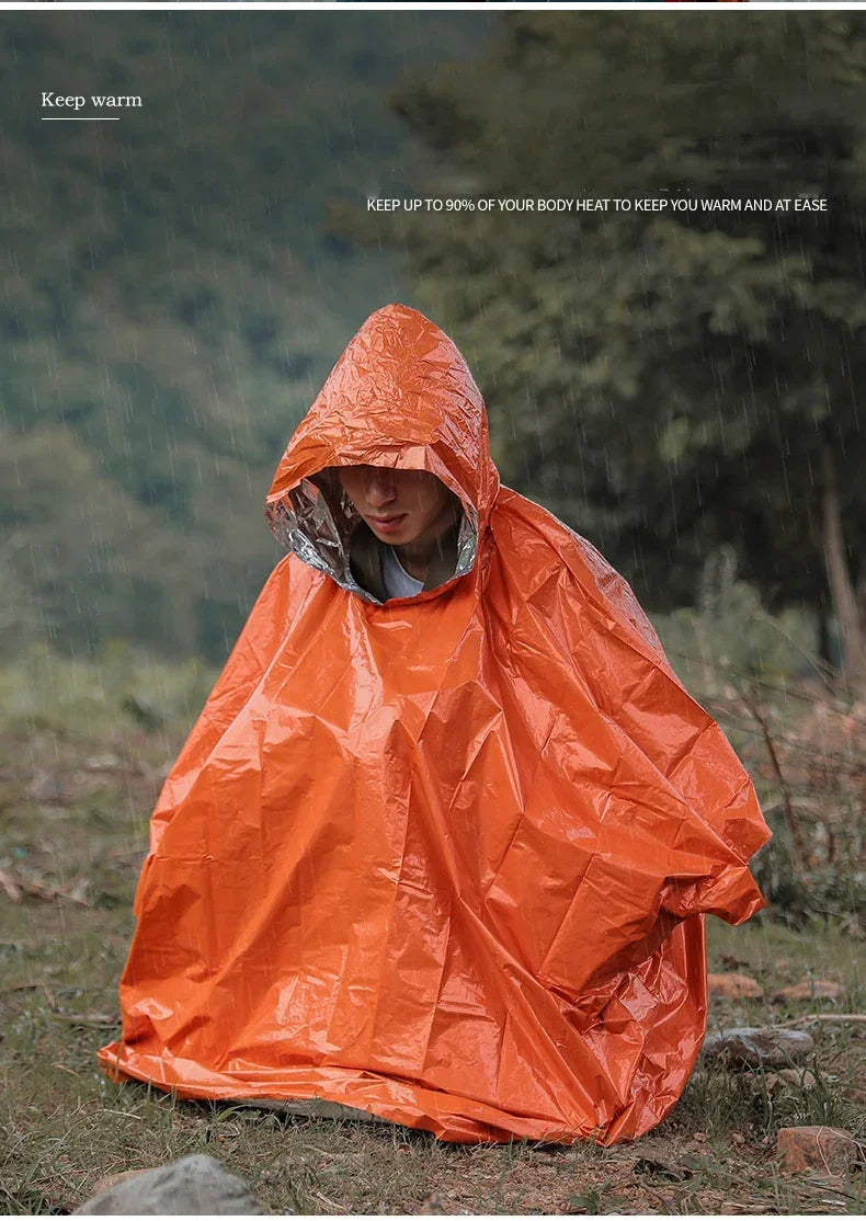 Emergency Weather Resistant Raincoat - Waterproof