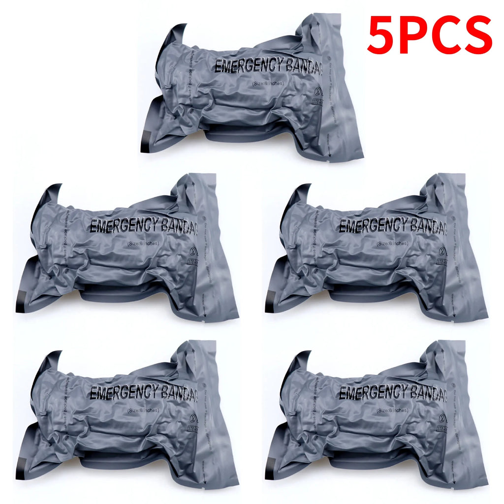 5/10PCS  Bandage First Aid Trauma Hemostatic Bandage Kit