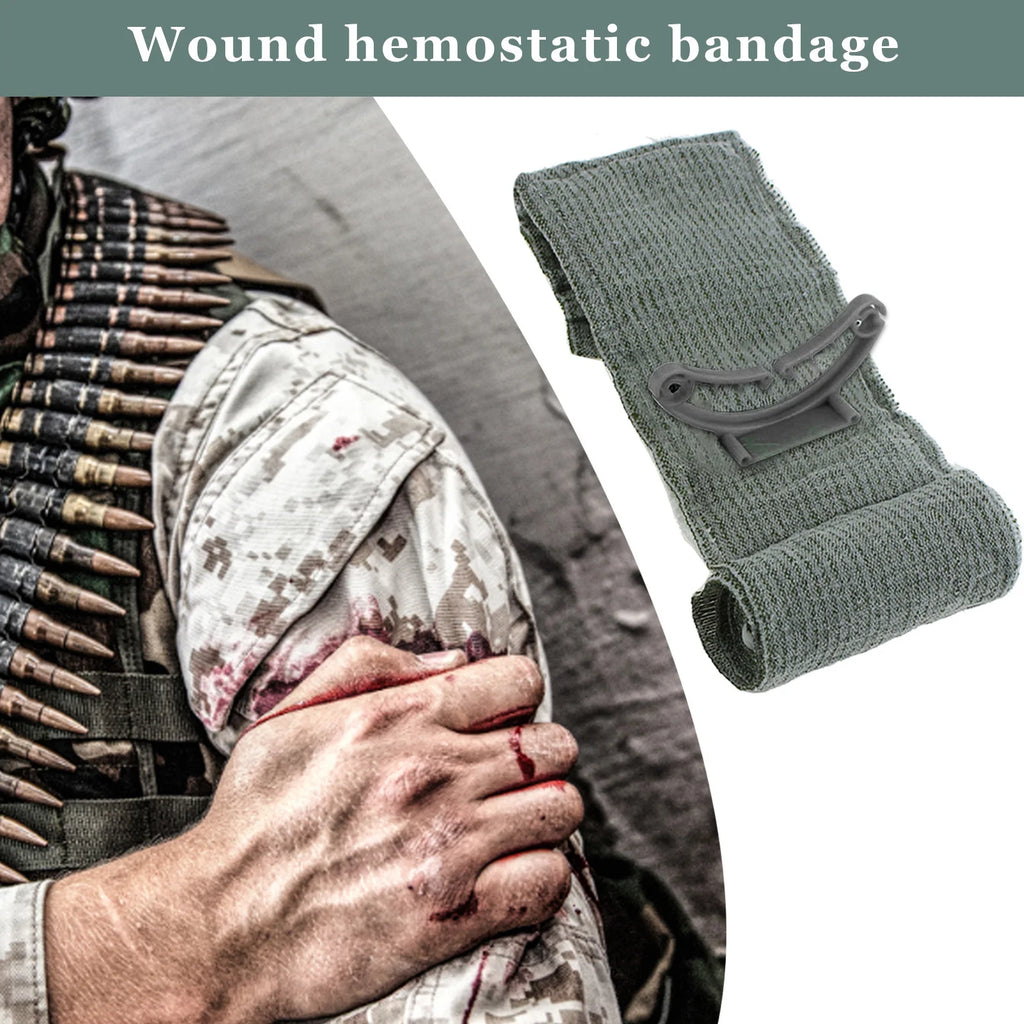 5/10PCS  Bandage First Aid Trauma Hemostatic Bandage Kit