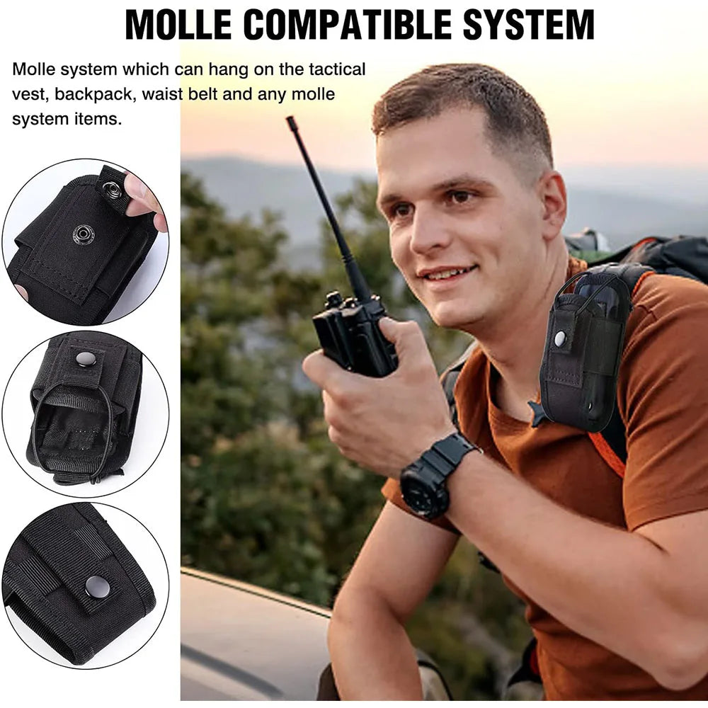 Tactical Walkie-Talkie Radio Case