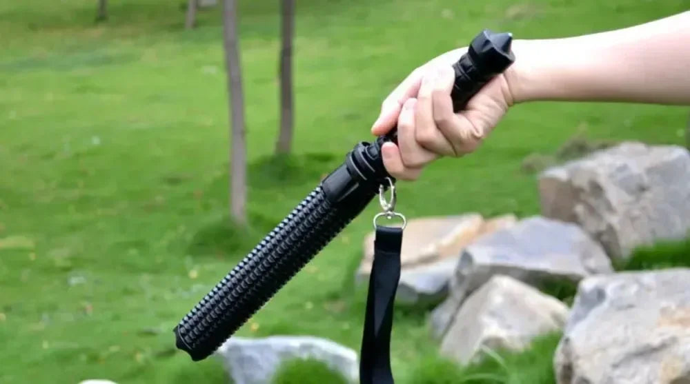 Baseball Bat LED Flashlight  Super Bright Self Defense Mace