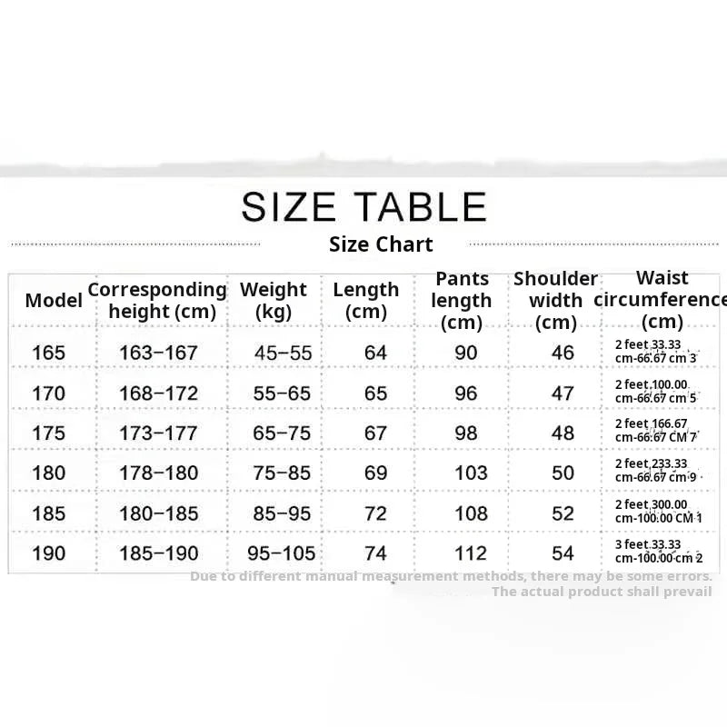 Men's Protective Clothing Two Piece Set