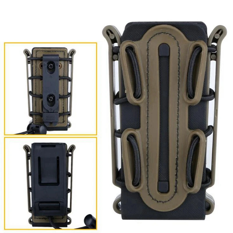Tactical Molle 9mm Magazine Pouch Pistol Mag Holder
