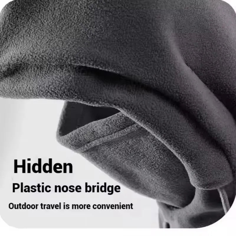 Winter Warm Hat with Mask and Neck Warmer 3-in-1 Windproof