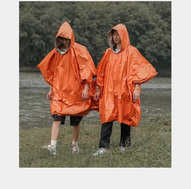 Emergency Weather Resistant Raincoat - Waterproof