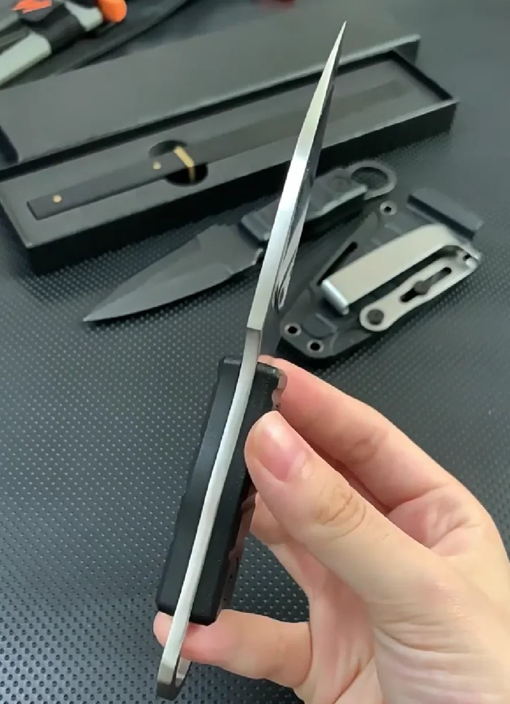 2024 products: Outdoor small straight knife,
