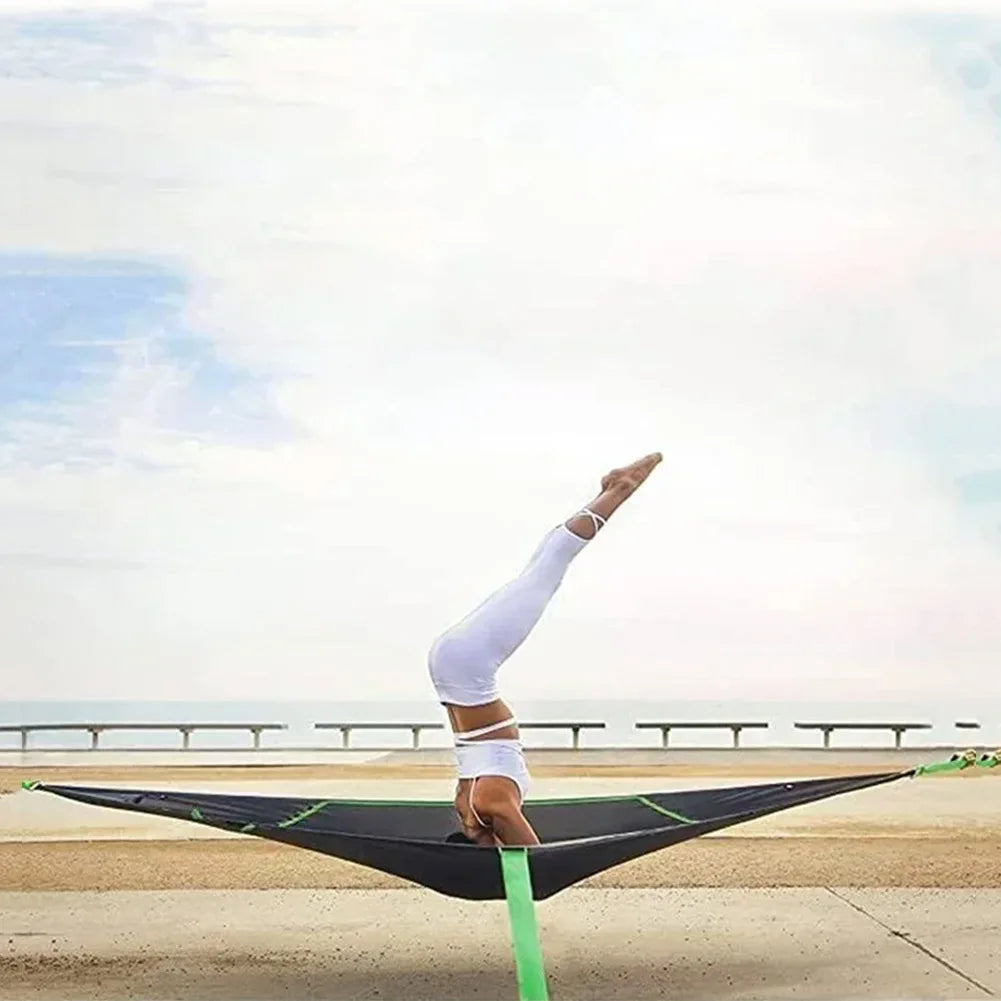 Portable Triangle Hammock Anti-Rollover Camping Hammock