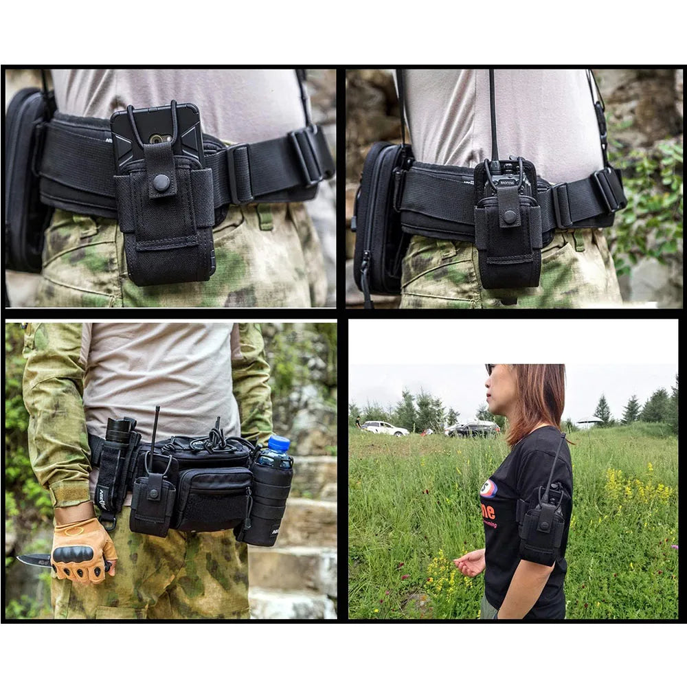 Tactical Walkie-Talkie Radio Case