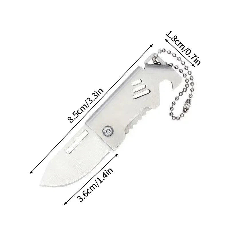 Mini Folding Pocket Knife Keychain