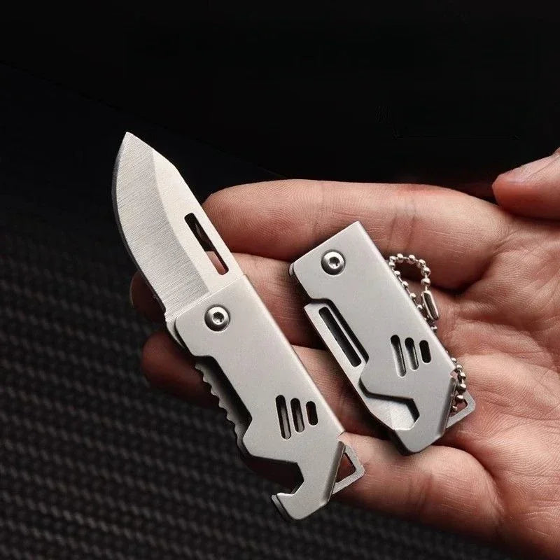 Mini Folding Pocket Knife Keychain