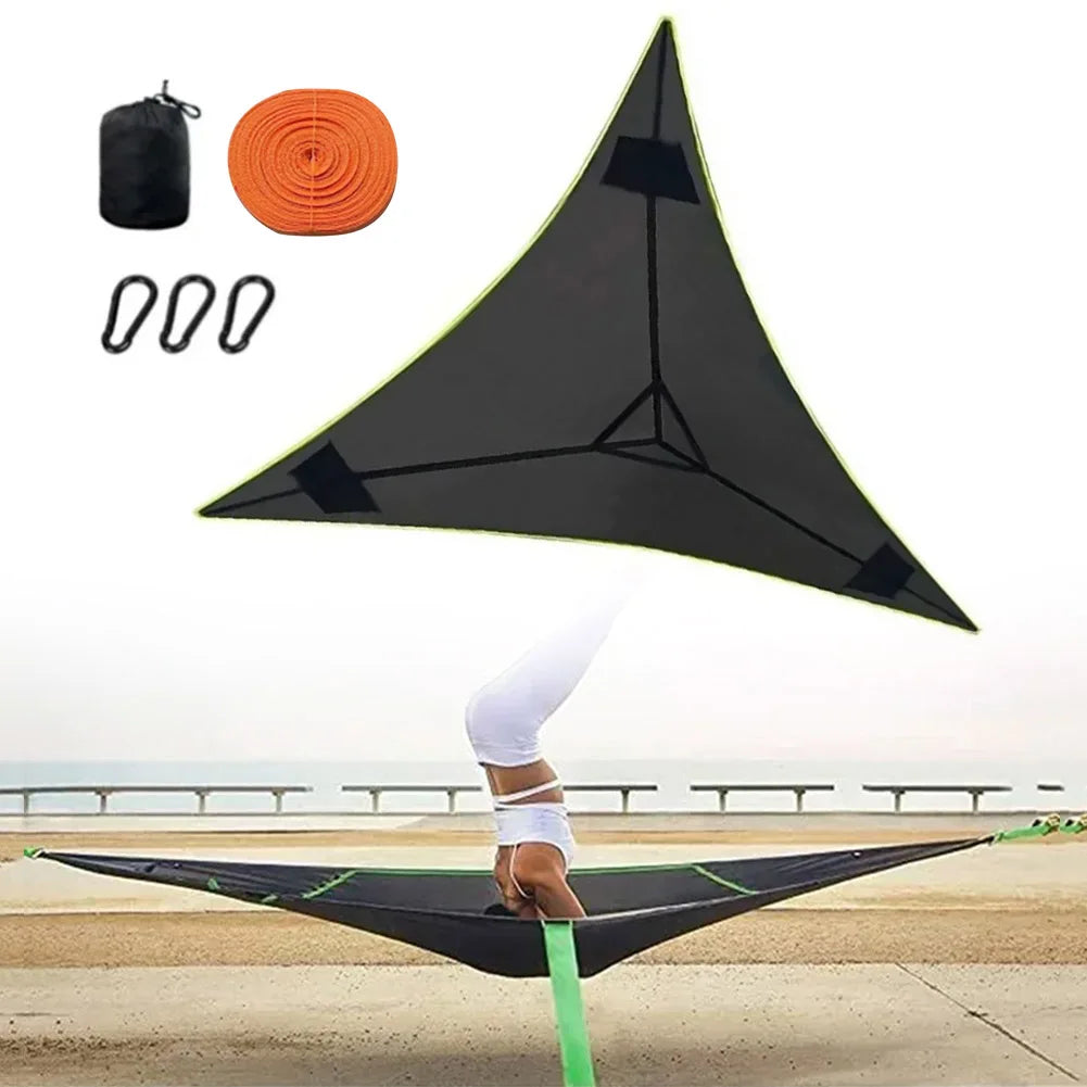 Portable Triangle Hammock Anti-Rollover Camping Hammock