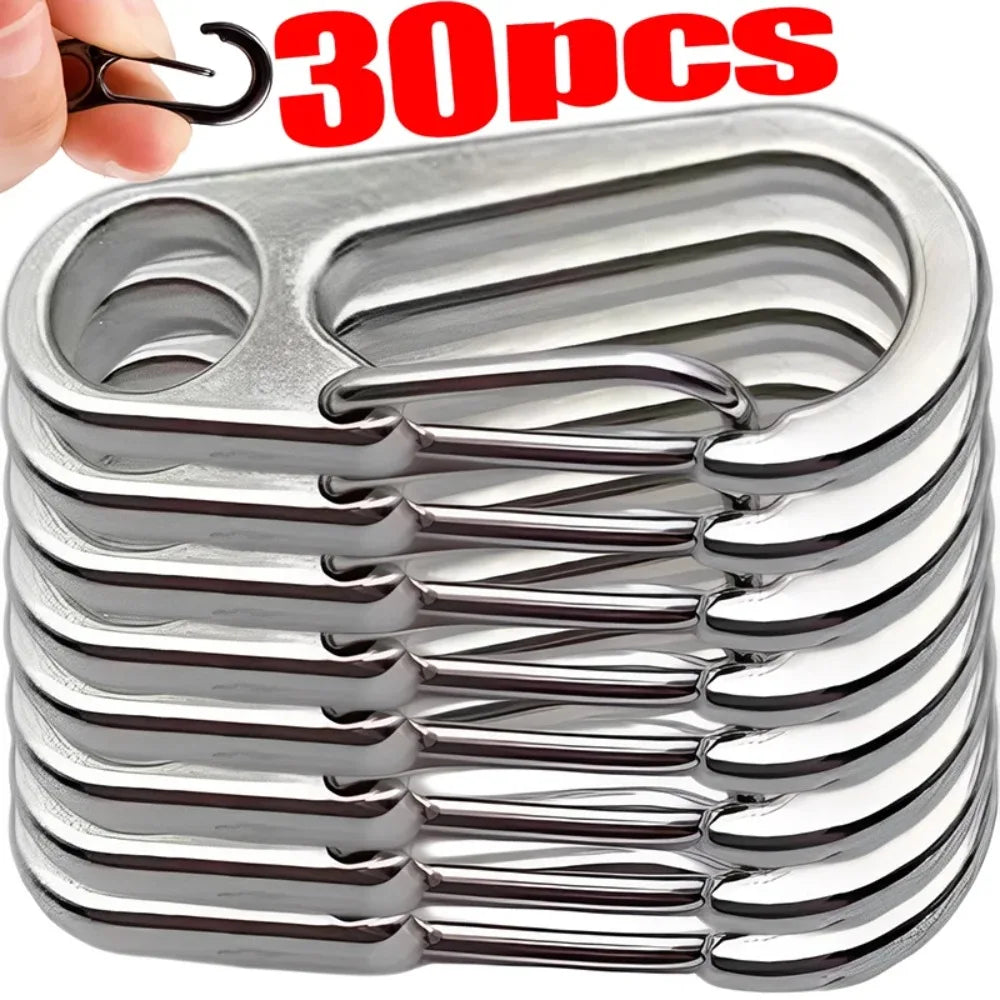Multifunctional Zinc Alloy Carabiner Keychain Clip Hook
