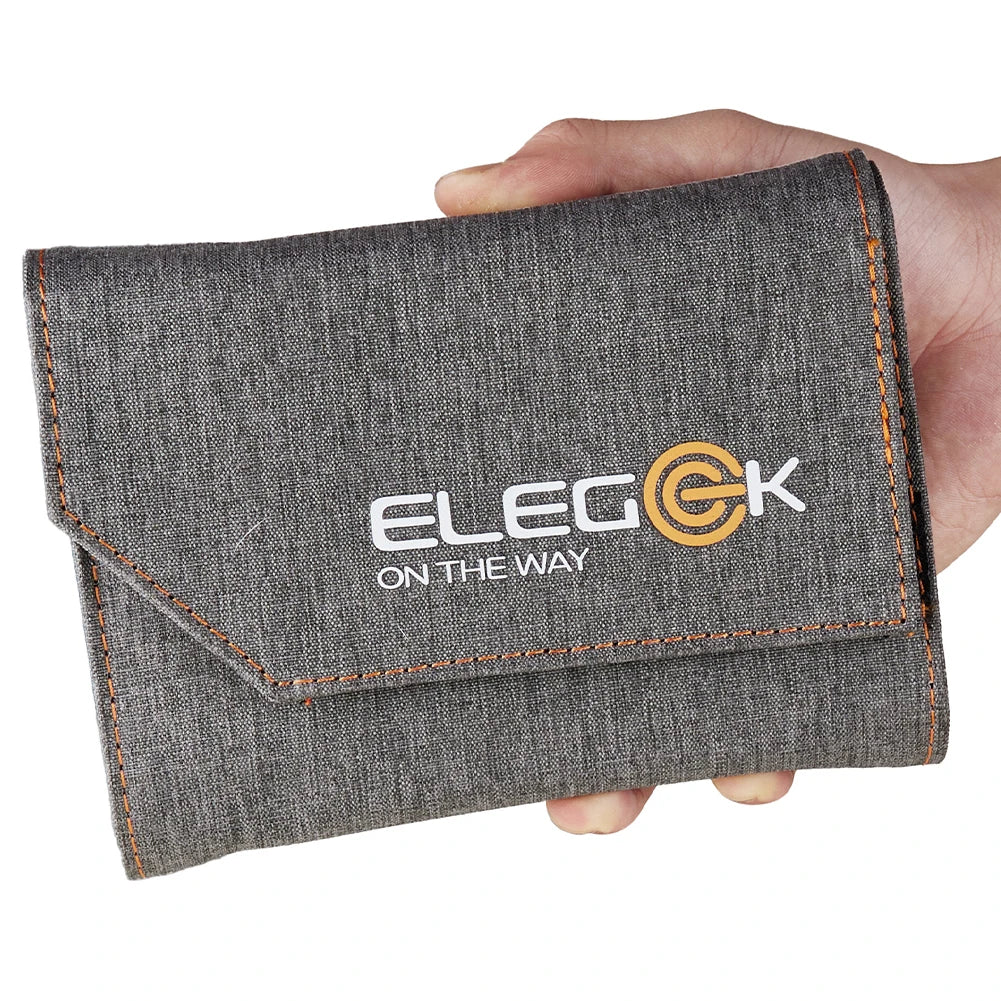 USB Portable Battery Charger With Solar Panels Survival Charge