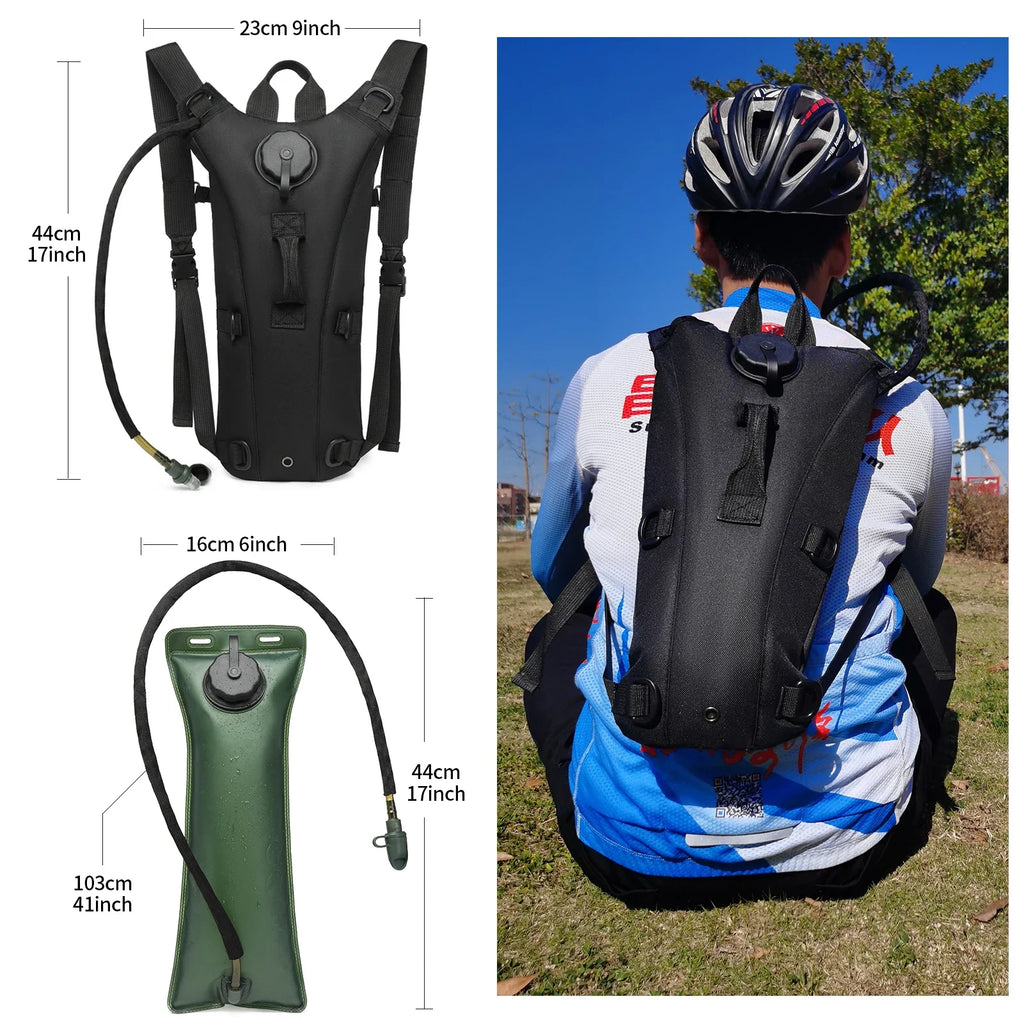 Durable Camel Backpack Equipped  Water Bladder