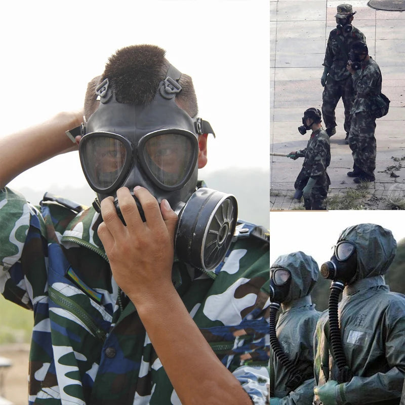 Gas Mask Safety Gear - Breathe Easy Filtered Oxygen