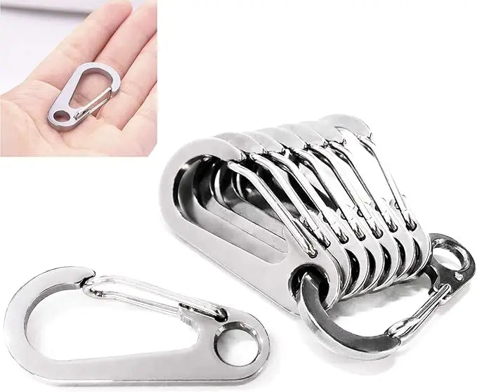 Multifunctional Zinc Alloy Carabiner Keychain Clip Hook