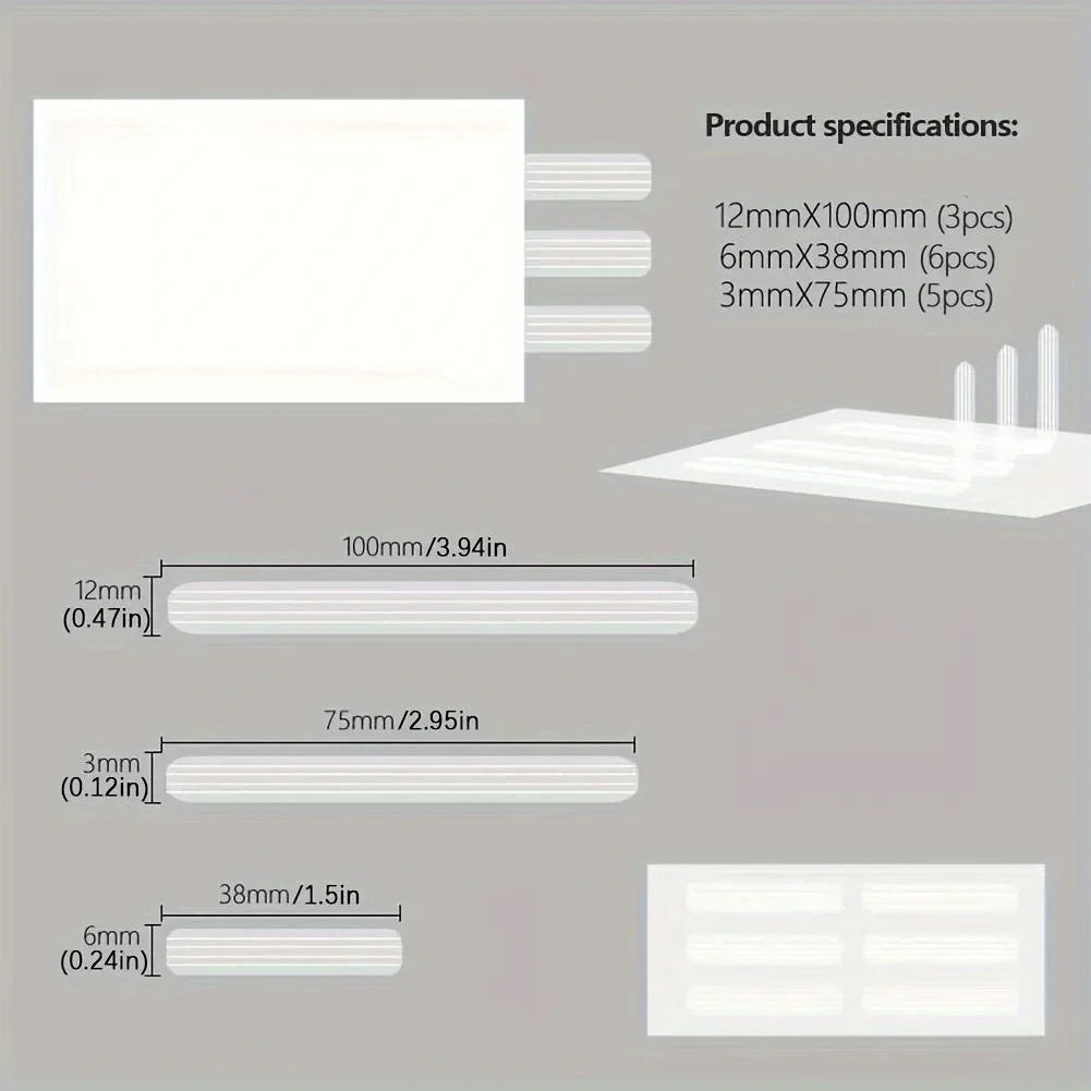 Wound Closure Tape Adhesive Sterile Medical Bandage