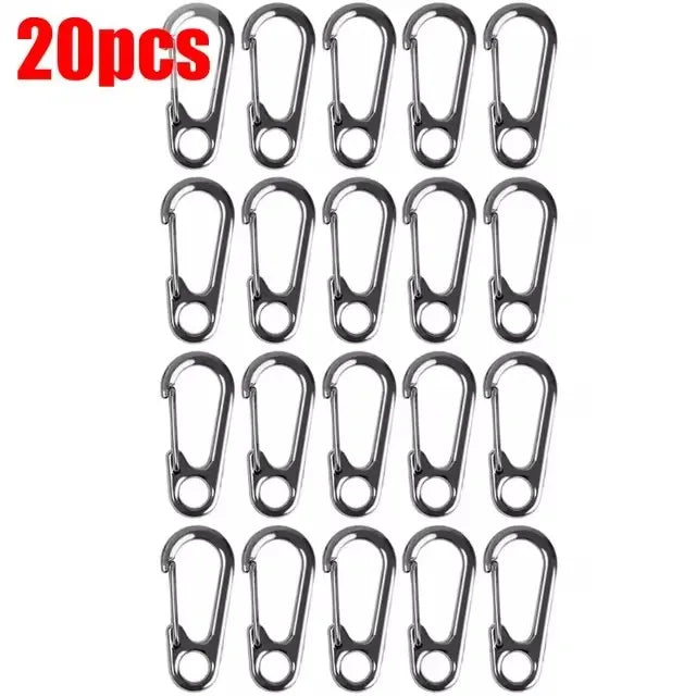 Multifunctional Zinc Alloy Carabiner Keychain Clip Hook
