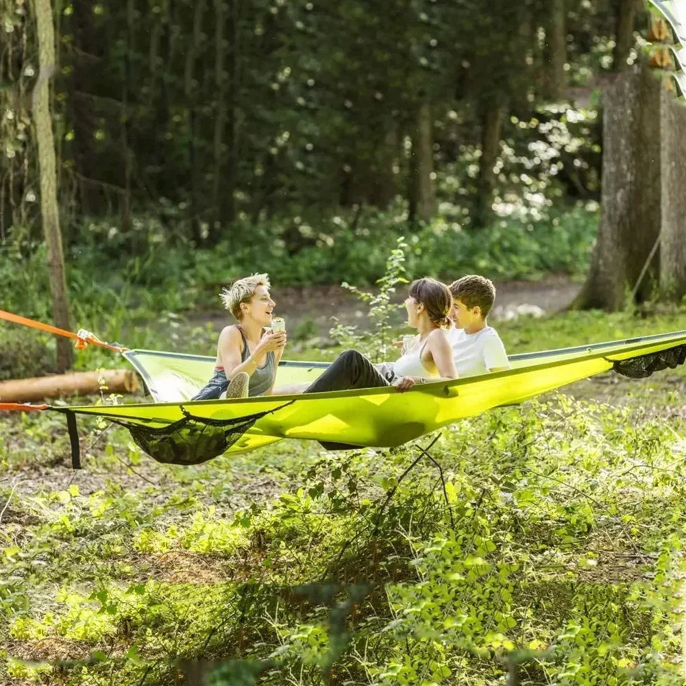Portable Triangle Hammock Anti-Rollover Camping Hammock