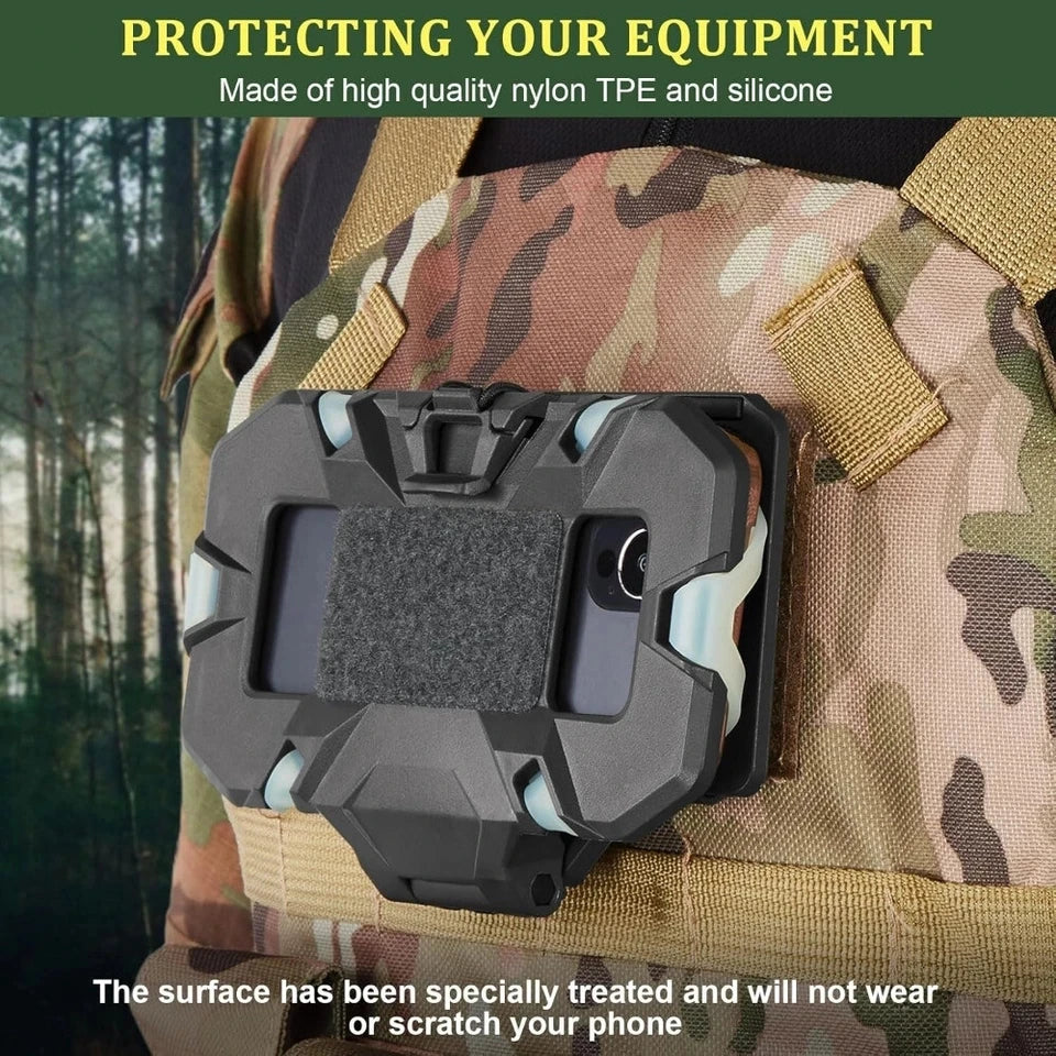 Outdoor Tactical  Panel Mobile Phone Holder for Size 4.7-6.7in
