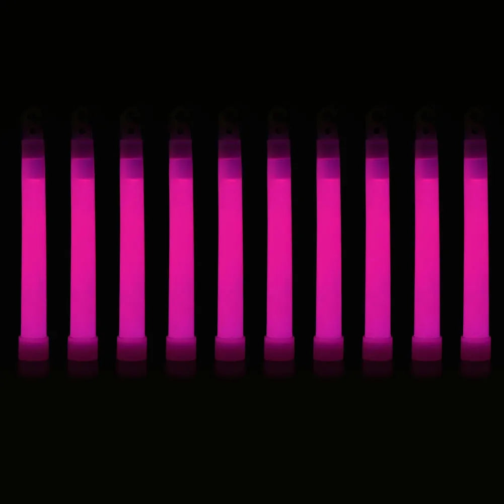1-50pcs Glow Sticks with Hook 6 inch Fluorescence