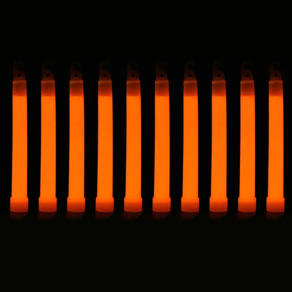 1-50pcs Glow Sticks with Hook 6 inch Fluorescence