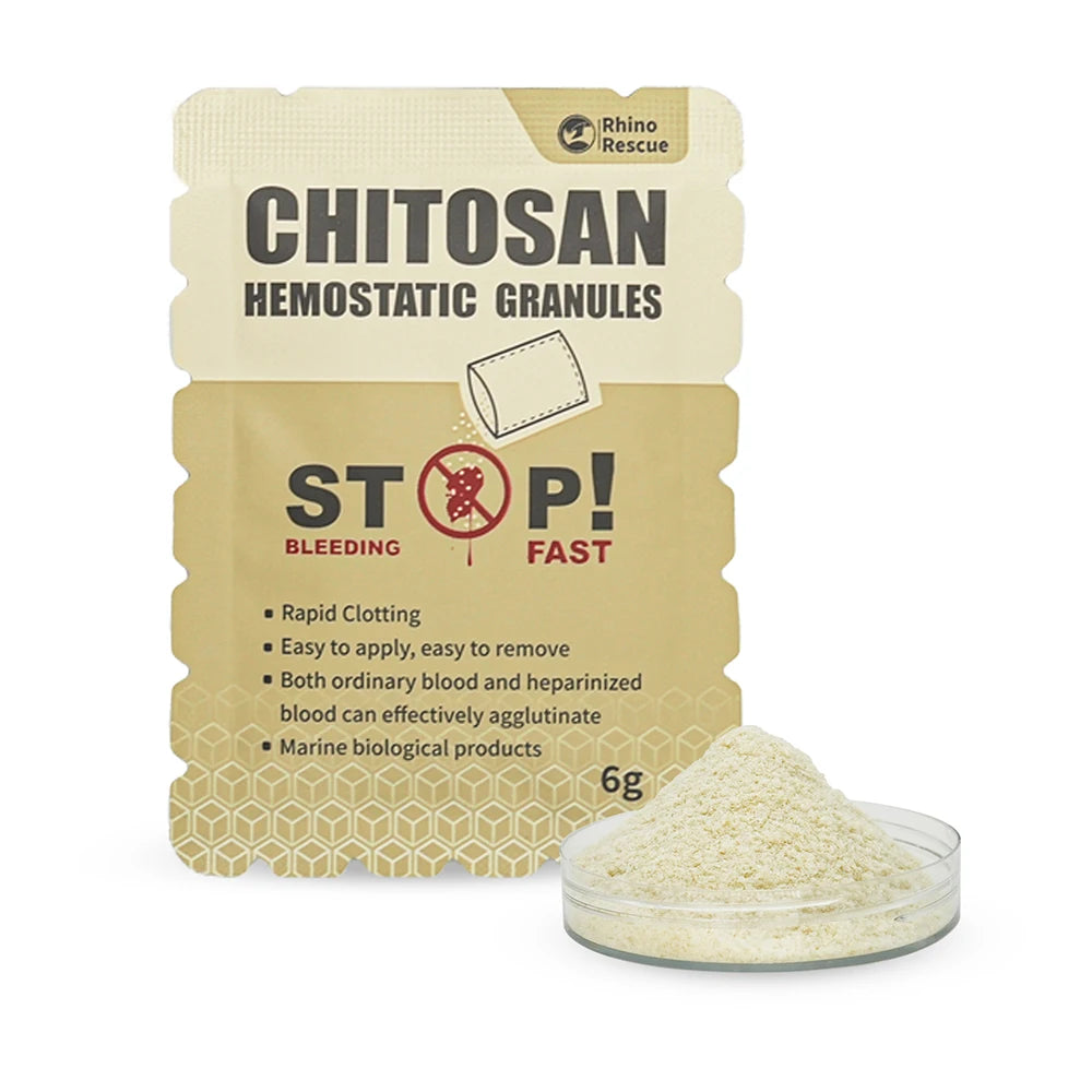 6g Chitosan Hemostatic Granul | Fast Clotting & Portable