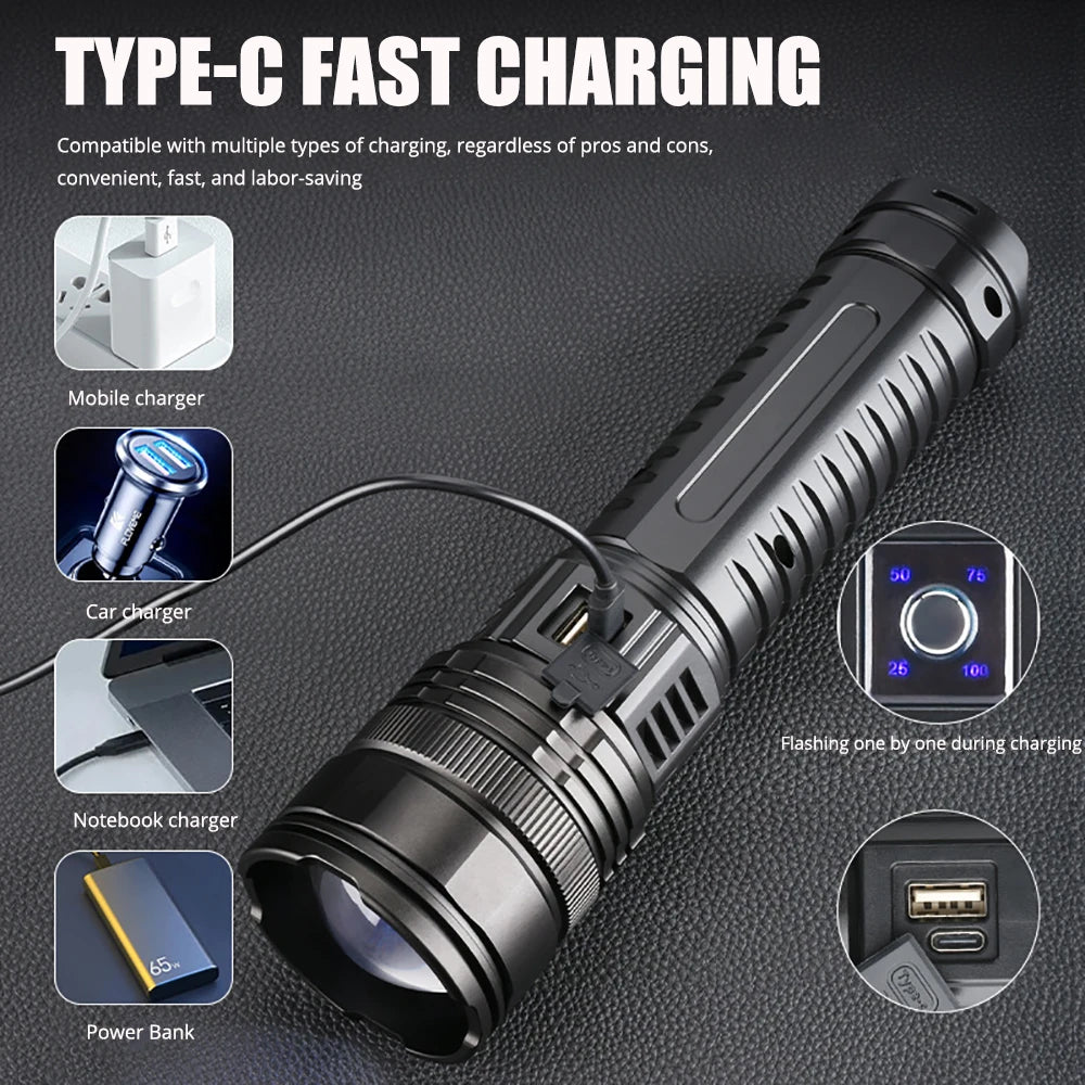 1000W Flash Light  Spotlights 9km