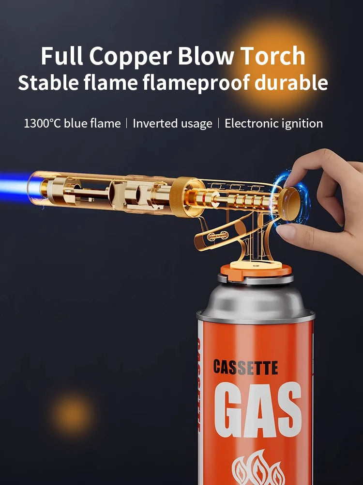 Outdoor Welding Gas Burner Flame Gun Butane