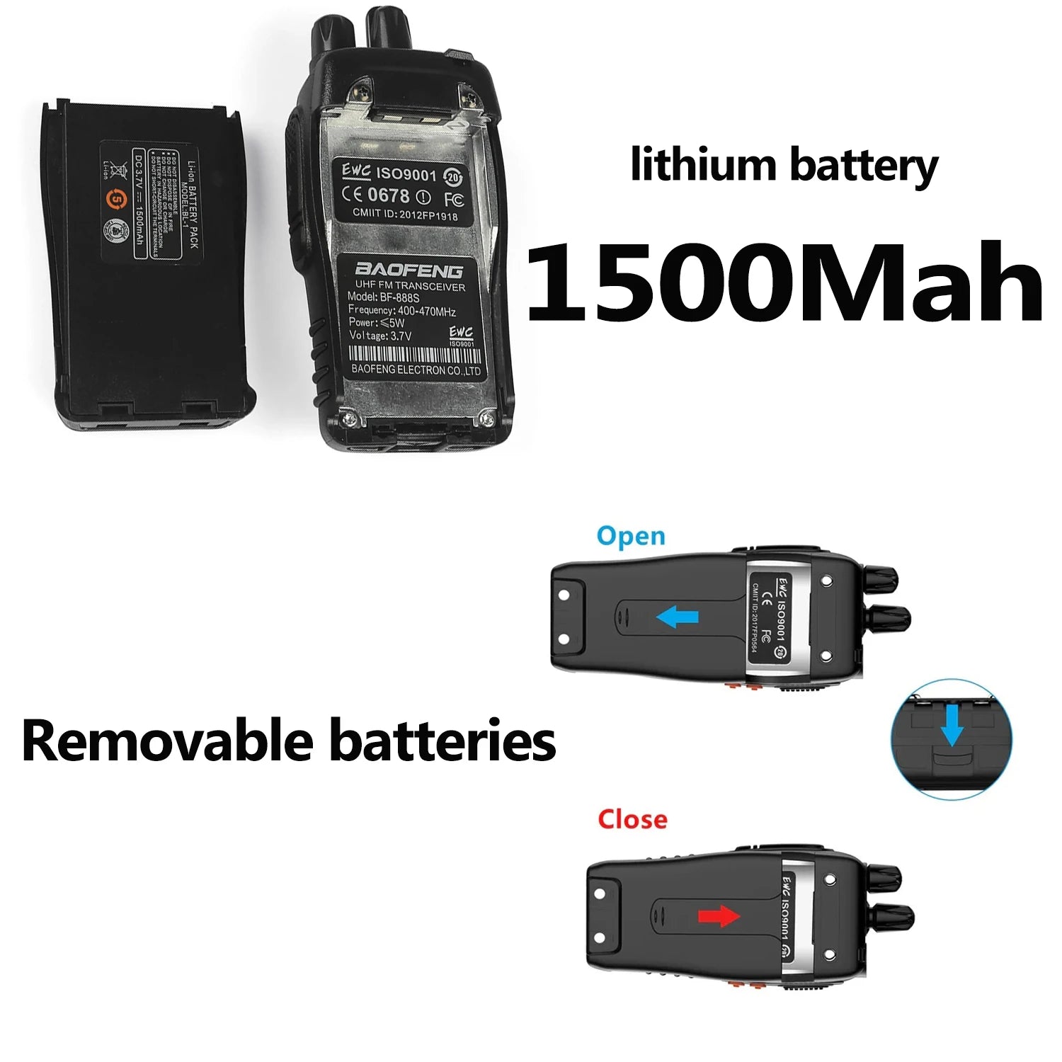 Wholesale 10pcs  Baofeng BF-888S Walkie Talkie
