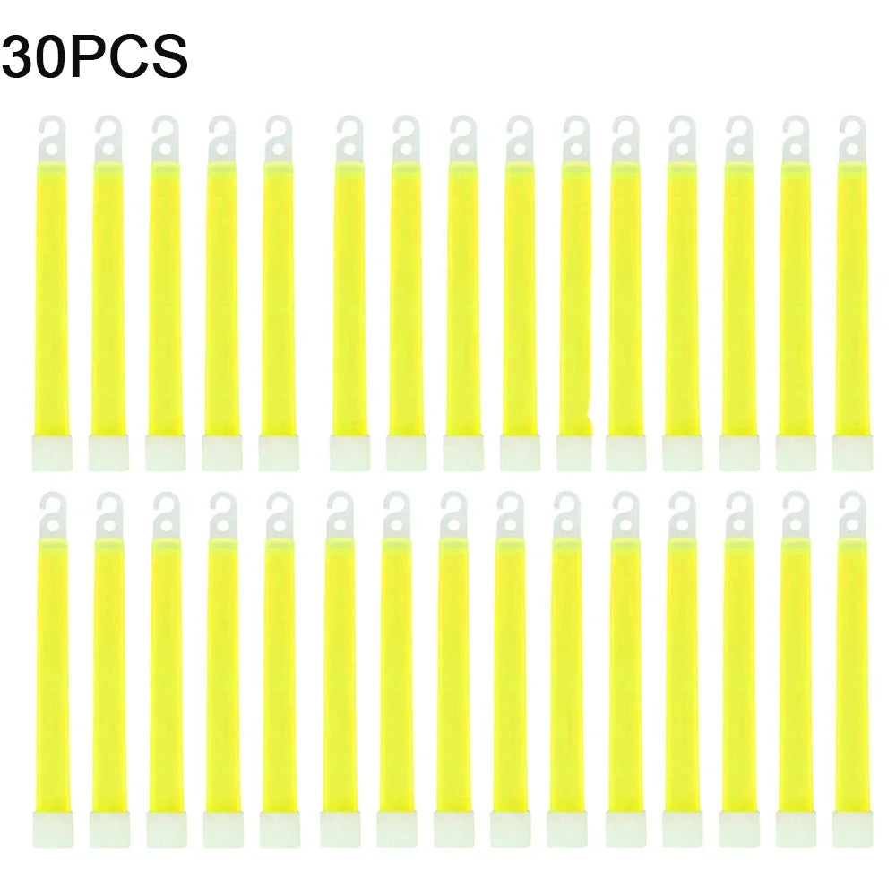 1-50pcs Glow Sticks with Hook 6 inch Fluorescence