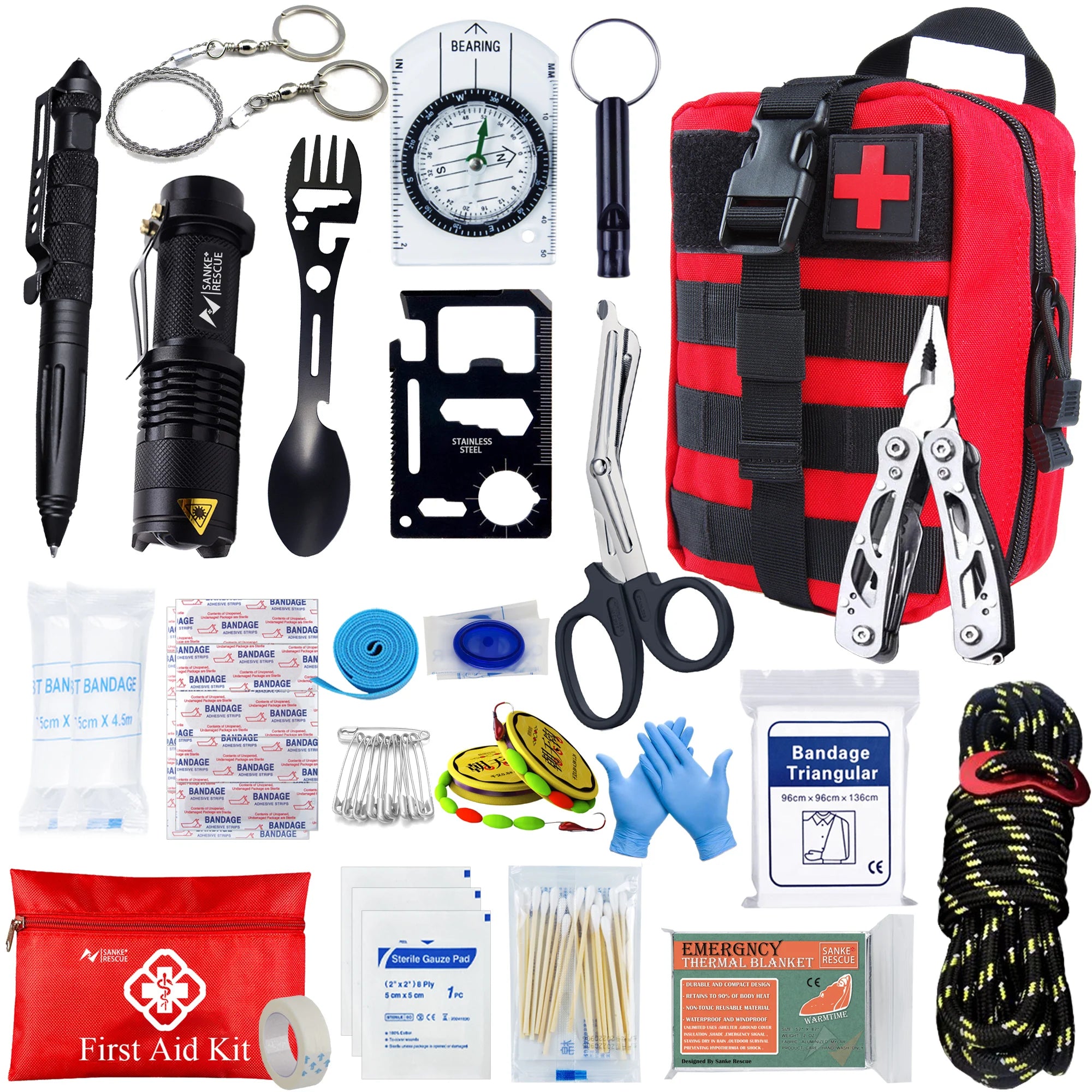 Tactical First Aid Kit In The Car Acessories