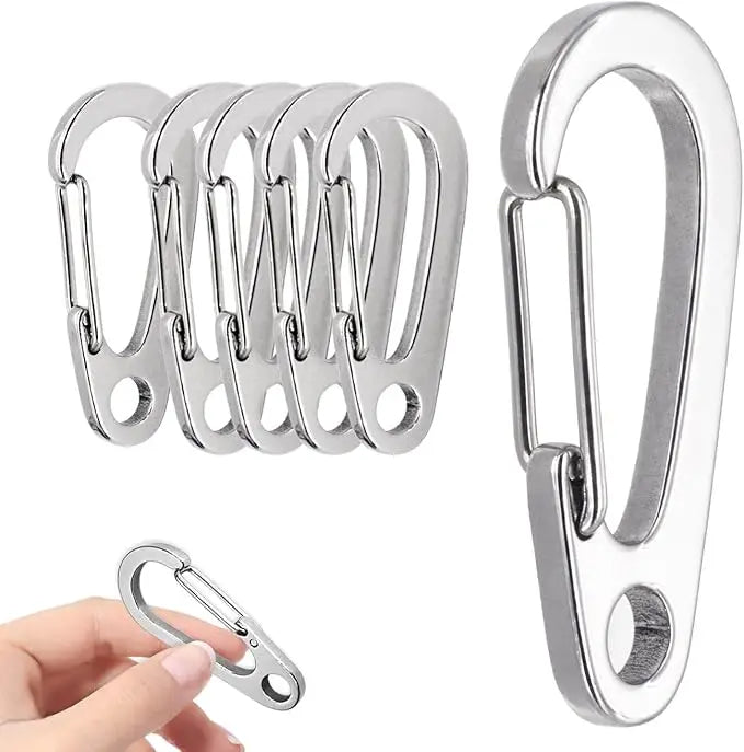 Multifunctional Zinc Alloy Carabiner Keychain Clip Hook