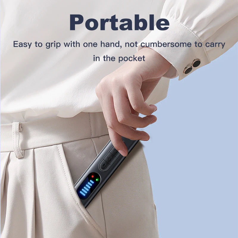 Anti-Spy Car GPS Tracker Hidden Camera Detector RF Wireless Signal Scanner Bug Detection Gadget for Security Protection