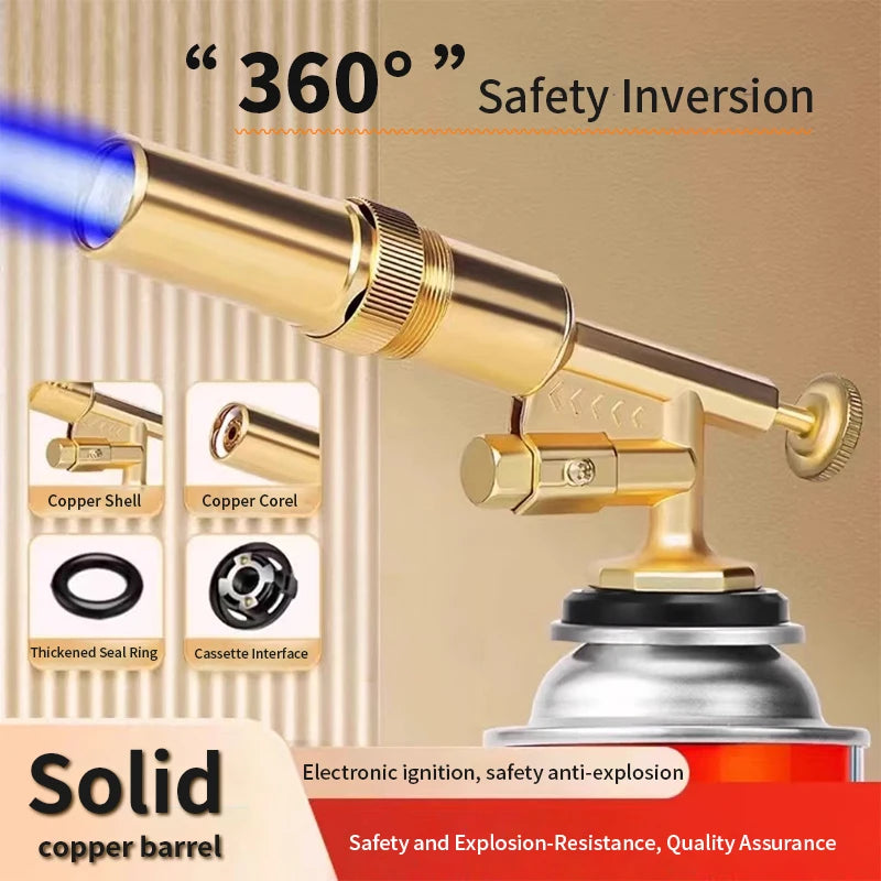 Outdoor Welding Gas Burner Flame Gun Butane