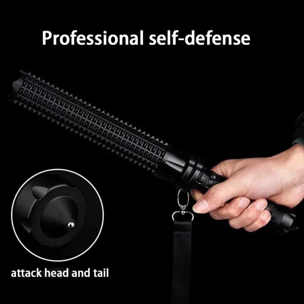 Baseball Bat LED Flashlight  Super Bright Self Defense Mace