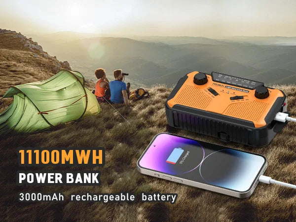 Solar Power Radio Hand Crank Charging